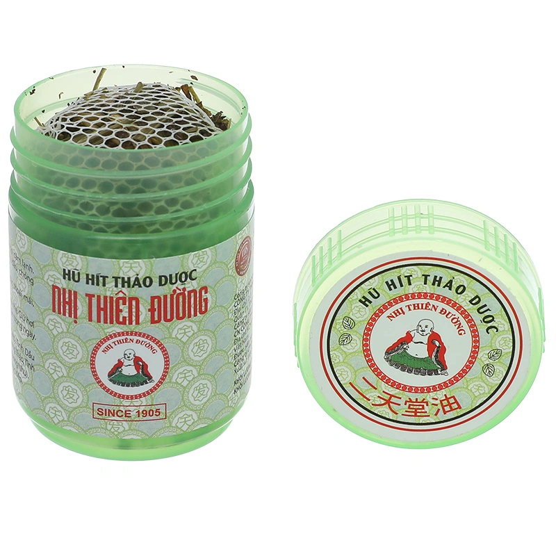 Hũ hít dược liệu Nhị Thiên Đường giúp thông mũi, giải cảm 5g - 5